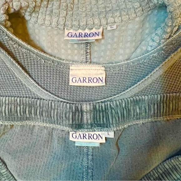 💥SALE💥‎ VTG ‘90’s Garron 3 pc Casual Wear Cotton Size L Teal EUC Made in USA - Picture 5 of 12
